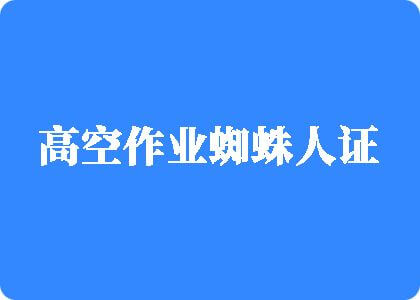 草逼免费网站小视频高空作业蜘蛛人证